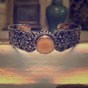 Lovely silver bracelet.